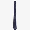 Clearance scalperscompany Silk Polka Dot Tie Navy