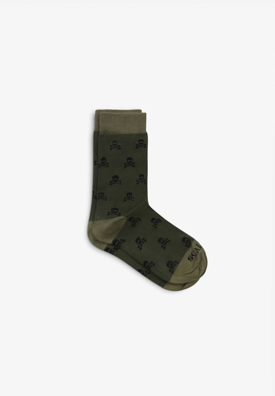 Best scalperscompany All-Over Skulls Socks