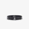 Best scalperscompany Leather Bracelet With Skulls