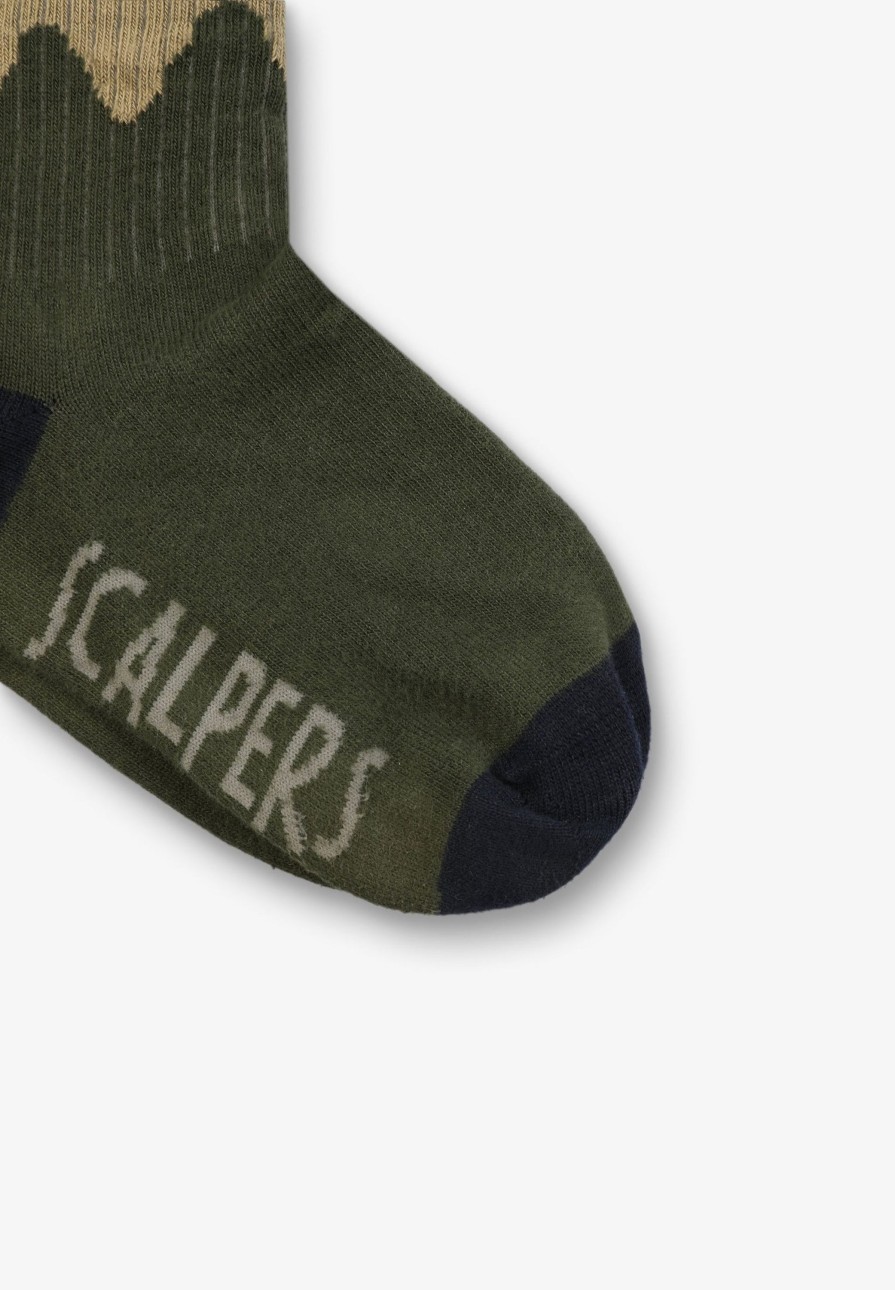 New scalperscompany Two-Tone Skull Socks