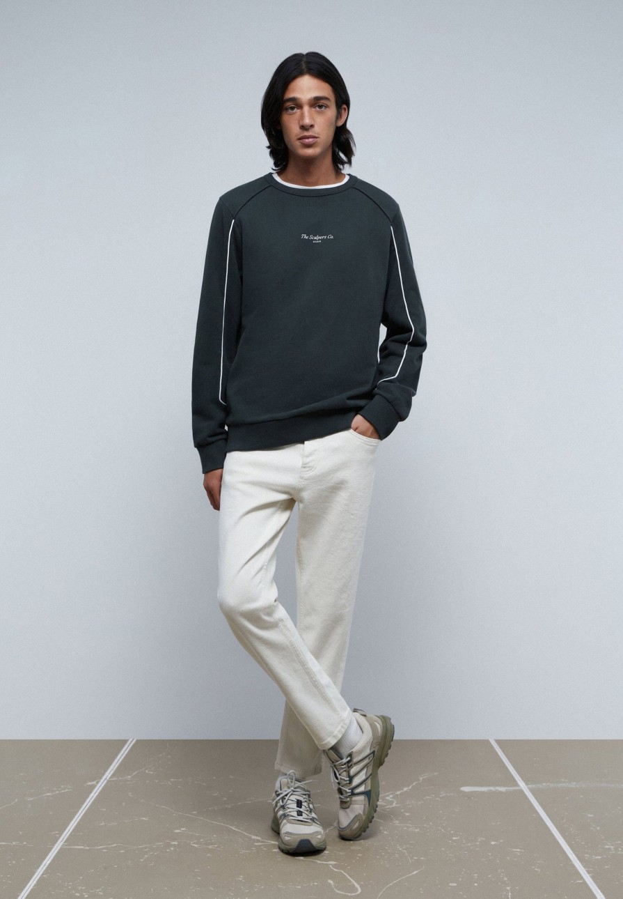 Wholesale scalperscompany Contrast Piped Seam Sweatshirt