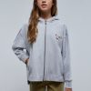 Wholesale scalperscompany Contrast Hoodie With Zip