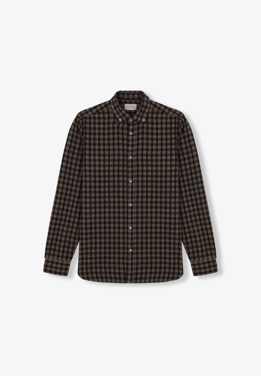 Wholesale scalperscompany Tartan Checks Bd Bt Shirt