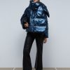 Hot scalperscompany Quilted Metallic Coat