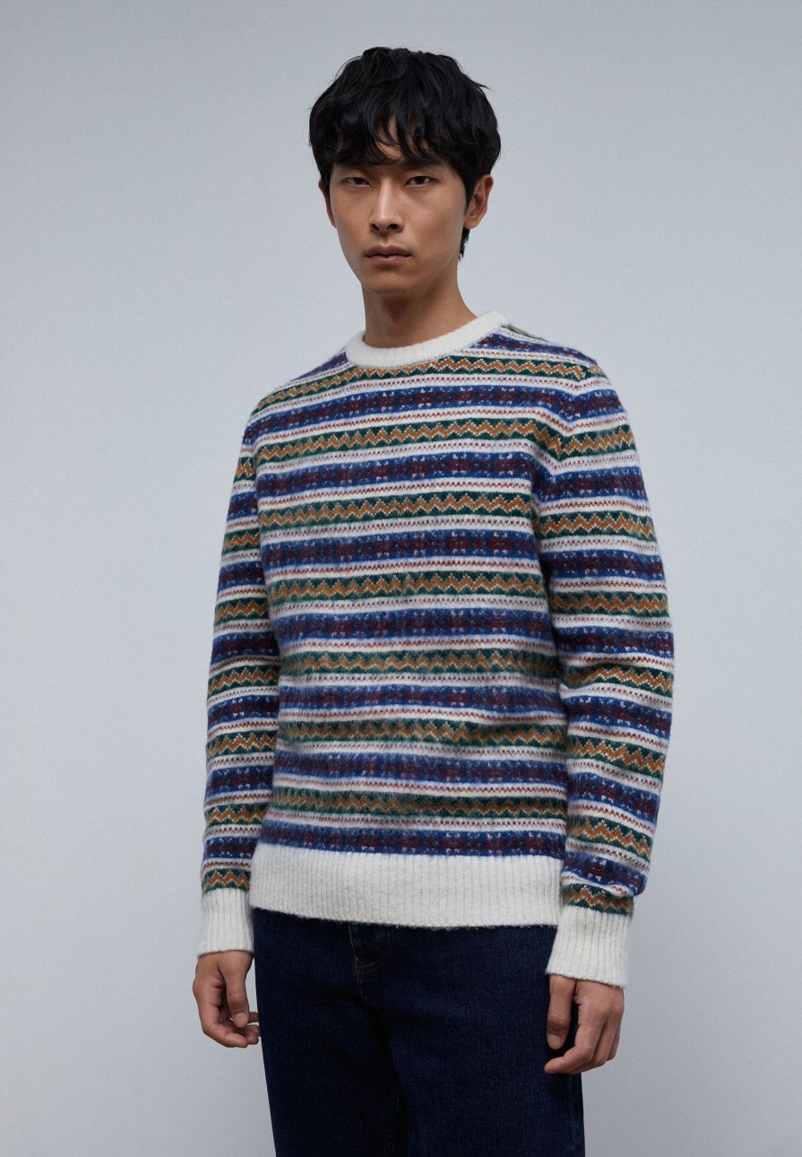 Wholesale scalperscompany Wool Sweater With Motifs