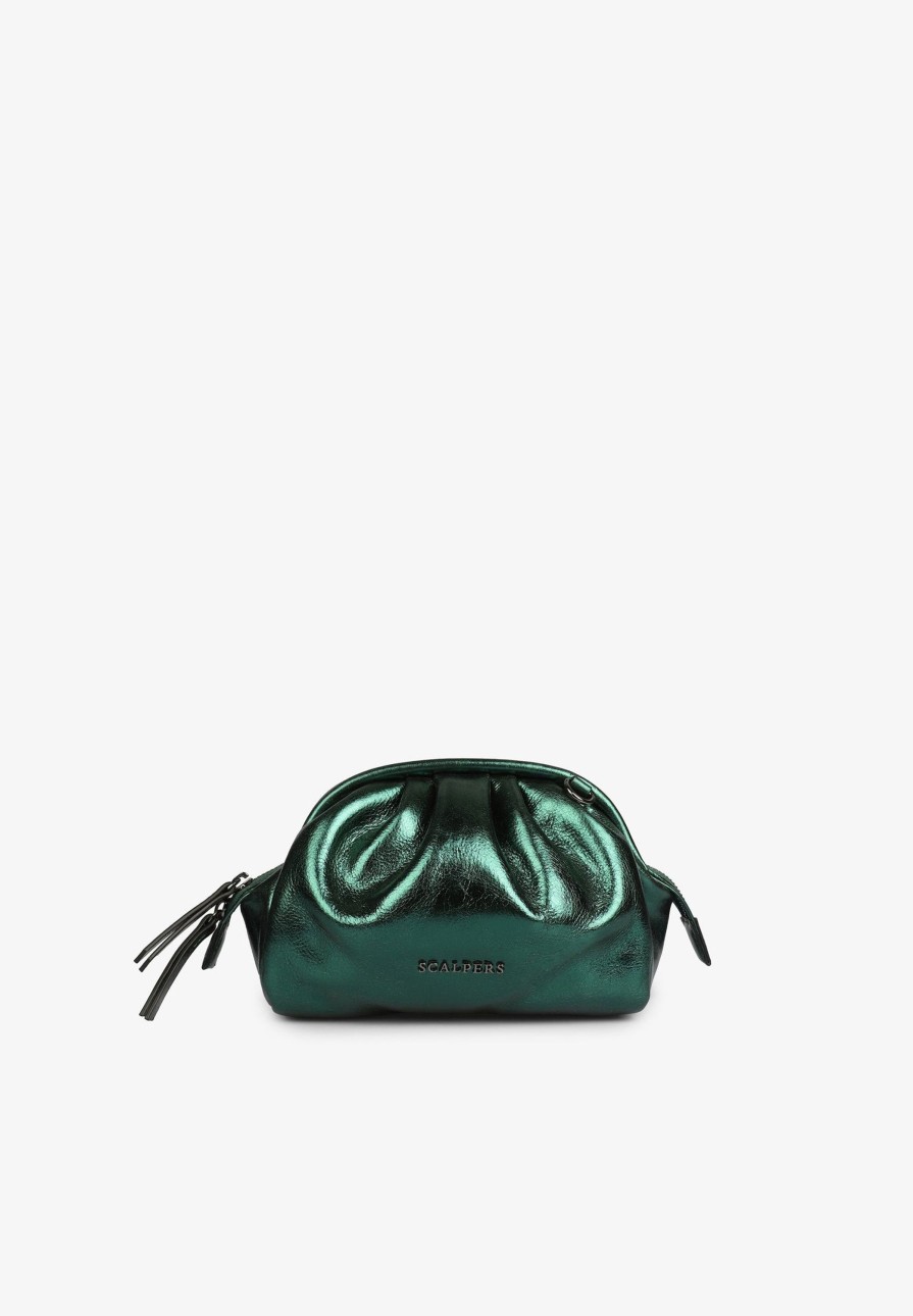 Hot scalperscompany Metallic Clutch Bag Metallic Green