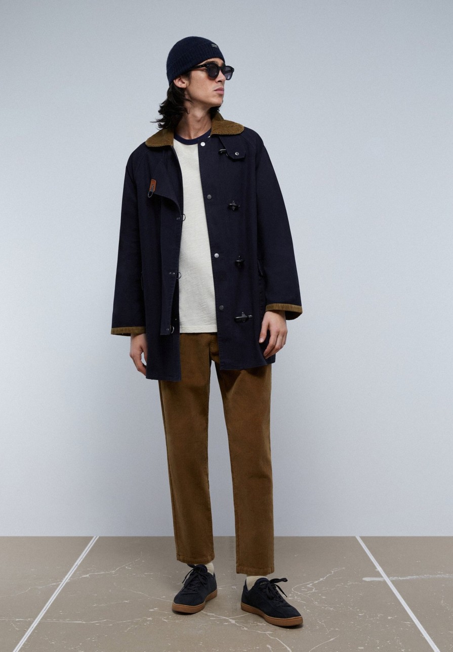 Clearance scalperscompany Premium Corduroy Parka Navy