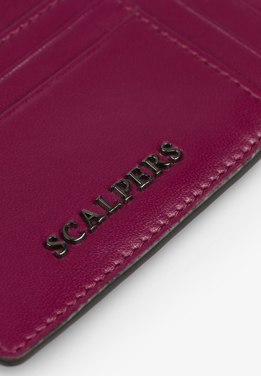 Wholesale scalperscompany Zipped Leather Card Holder