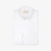 Online scalperscompany Mixed Cuff Dress Shirt White