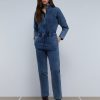 Clearance scalperscompany Jumpsuit With Zip Denim