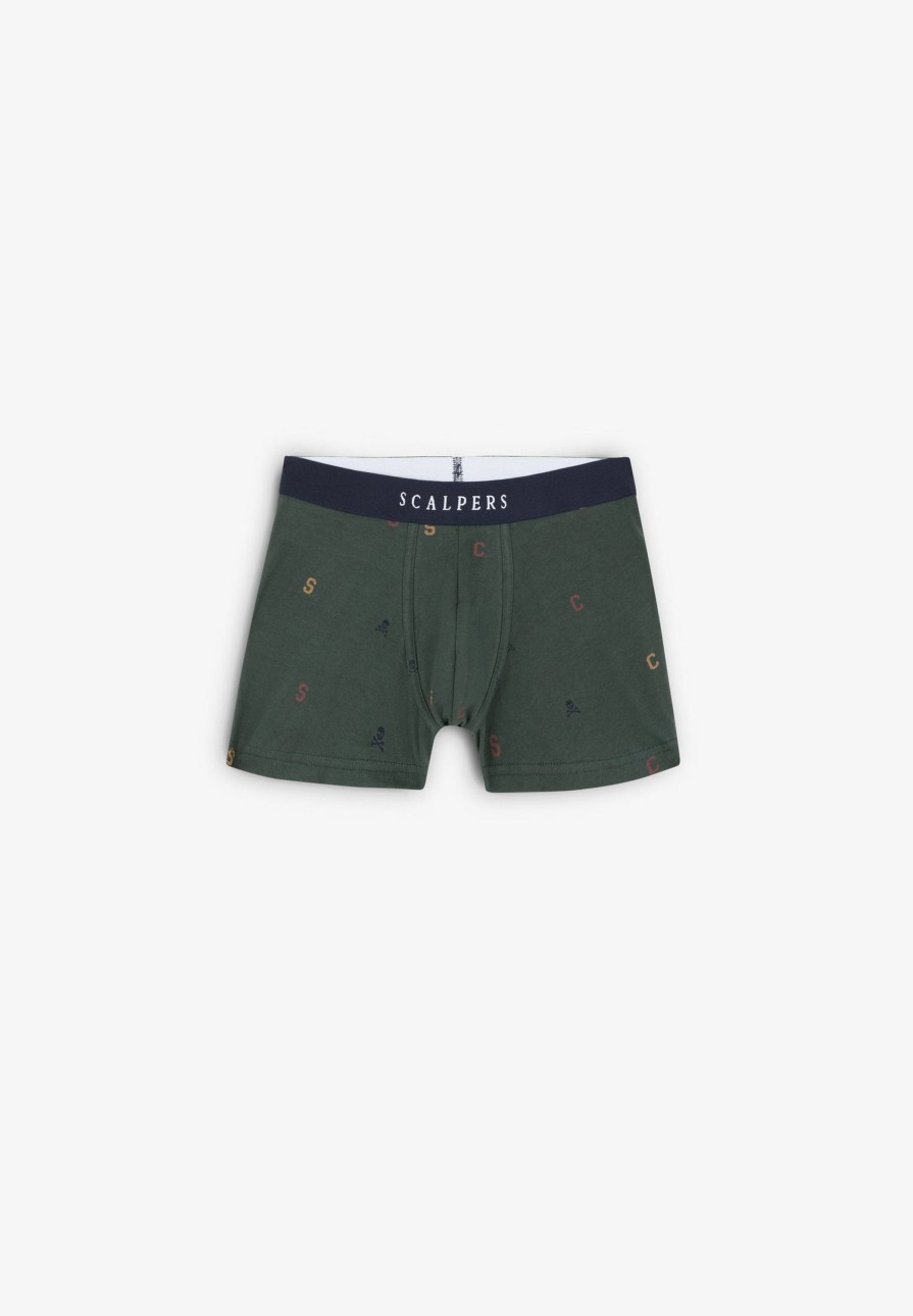 Best scalperscompany Boxers With Skull Logo