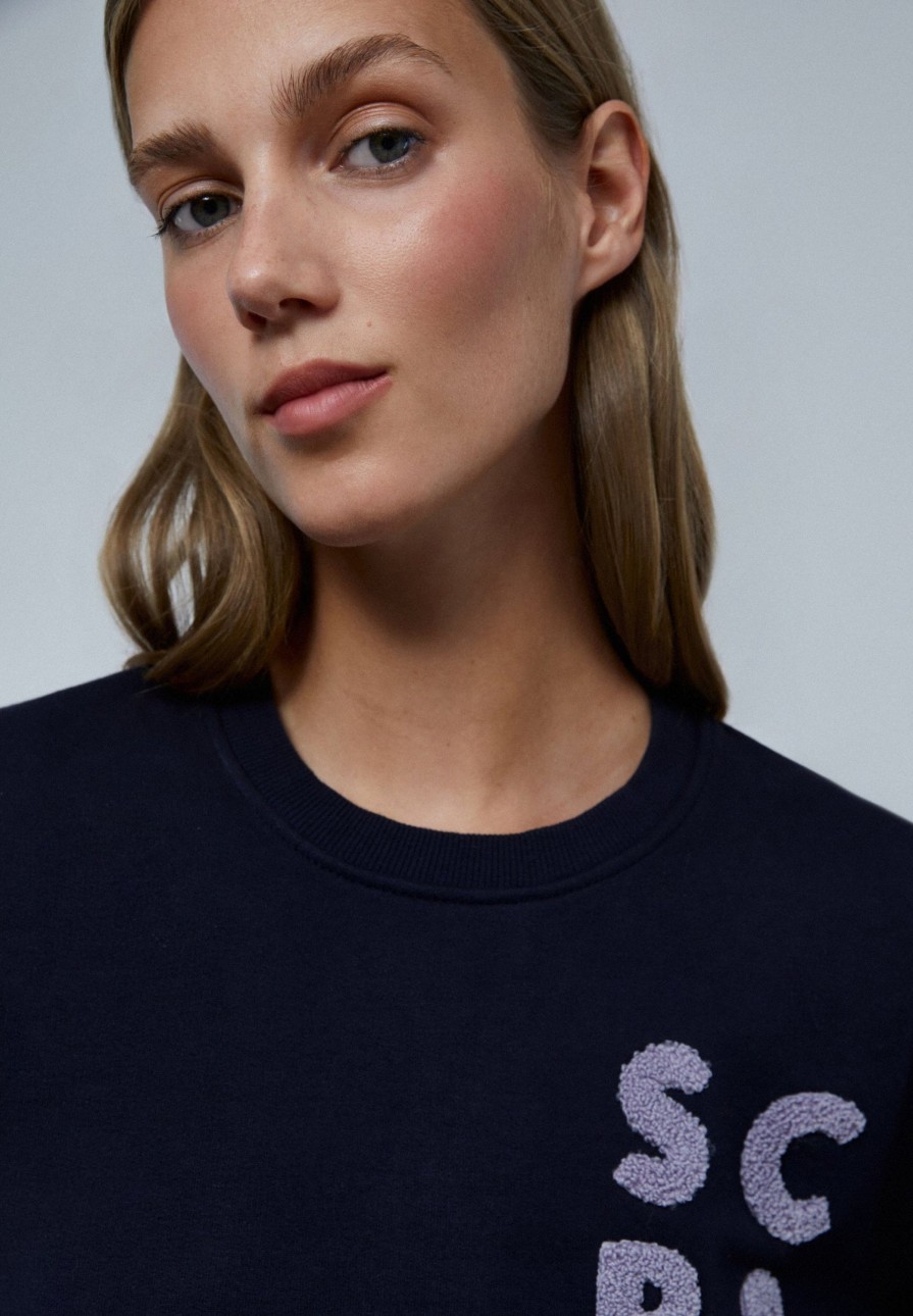 Best scalperscompany Scalloped Logo Sweatshirt