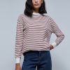 Clearance scalperscompany Long Sleeve Striped T-Shirt