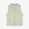 New scalperscompany Puffer Vest With Skull Olive