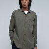 New scalperscompany Check Pyjama Shirt Khaki Check