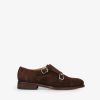 Online scalperscompany Double Monk Strap Shoes Dark Brown