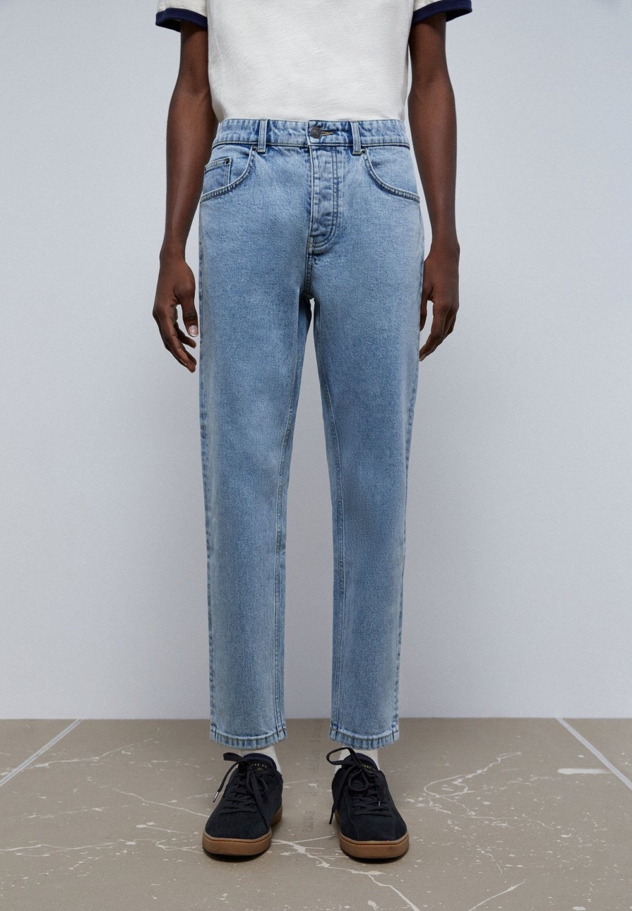 Best scalperscompany Cropped Jeans Light Blue