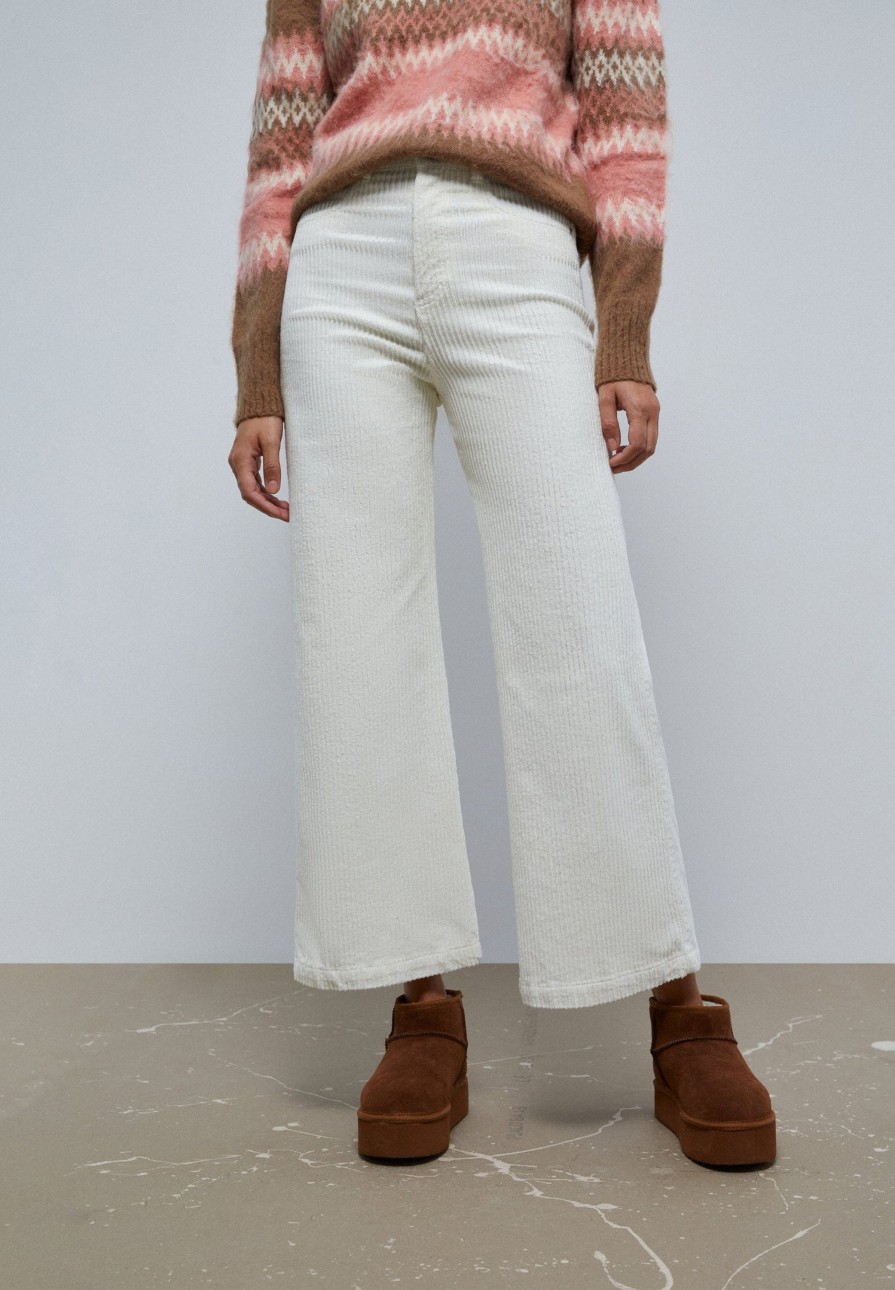 Online scalperscompany Corduroy Culotte Trousers