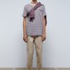 New scalperscompany Striped T-Shirt With Pocket