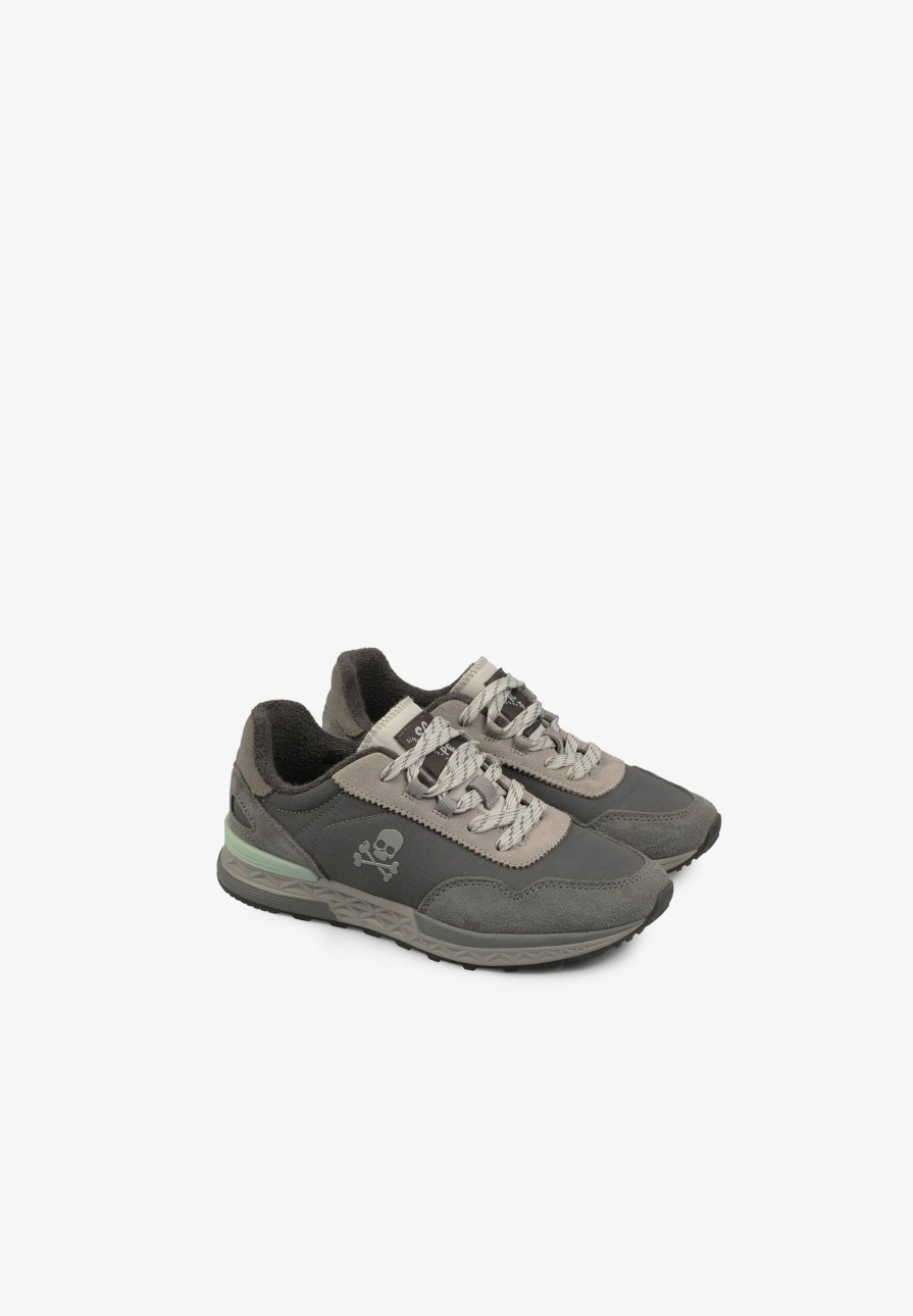 Online scalperscompany Sneakers With Side Skull Grey