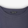 Online scalperscompany Basic Cotton Skull T-Shirt Navy