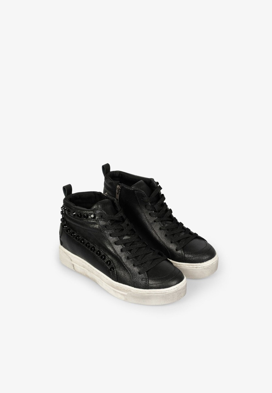 Hot scalperscompany High Top Studded Sneakers