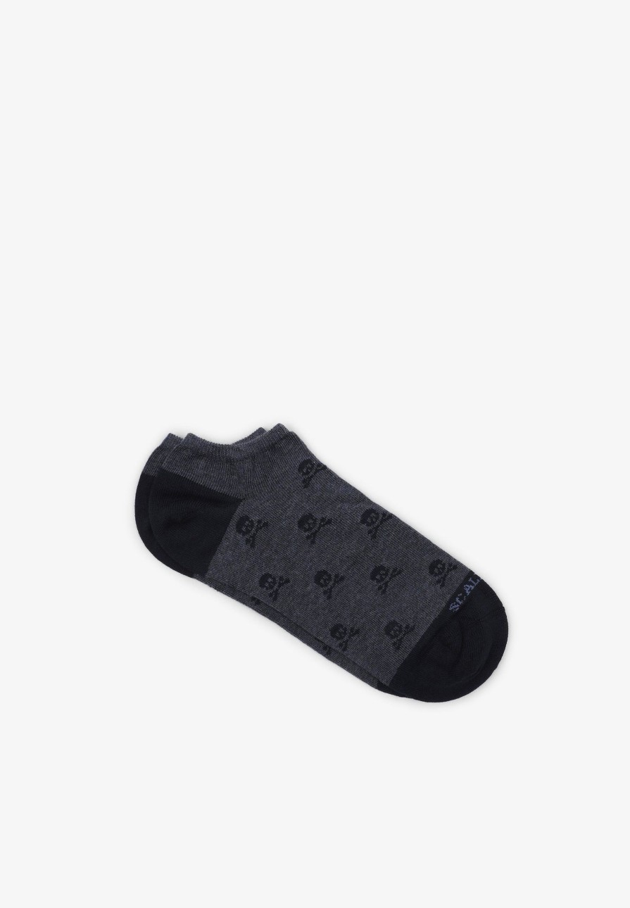 Best scalperscompany Short Skull Socks Navy