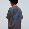 Clearance scalperscompany T-Shirt With Contrast Print On The Back