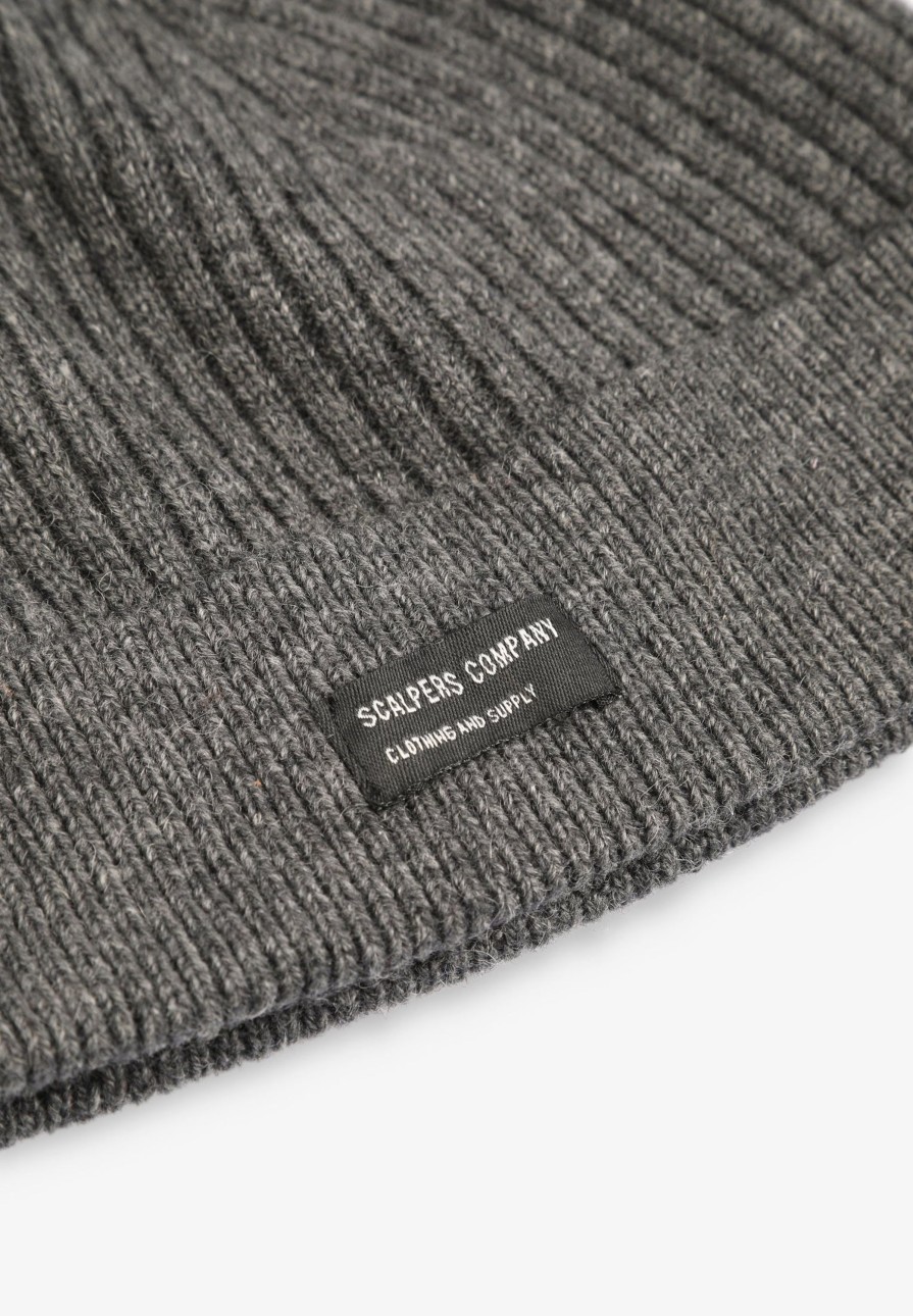 Hot scalperscompany Ribbed Beanie Hat