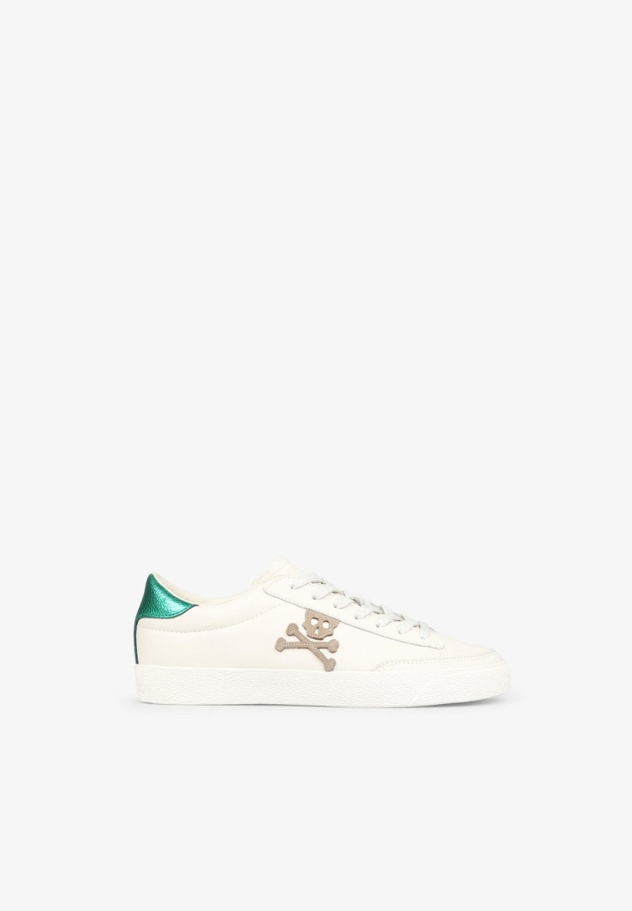 Hot scalperscompany Low Top Sneakers With Metallic Details