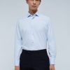 Wholesale scalperscompany Slim Fit Smart Shirt Skyblue