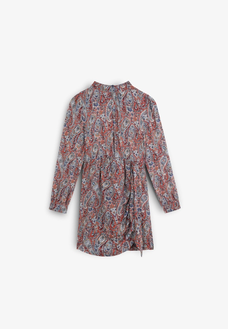 Hot scalperscompany Paisley Dress With Bow