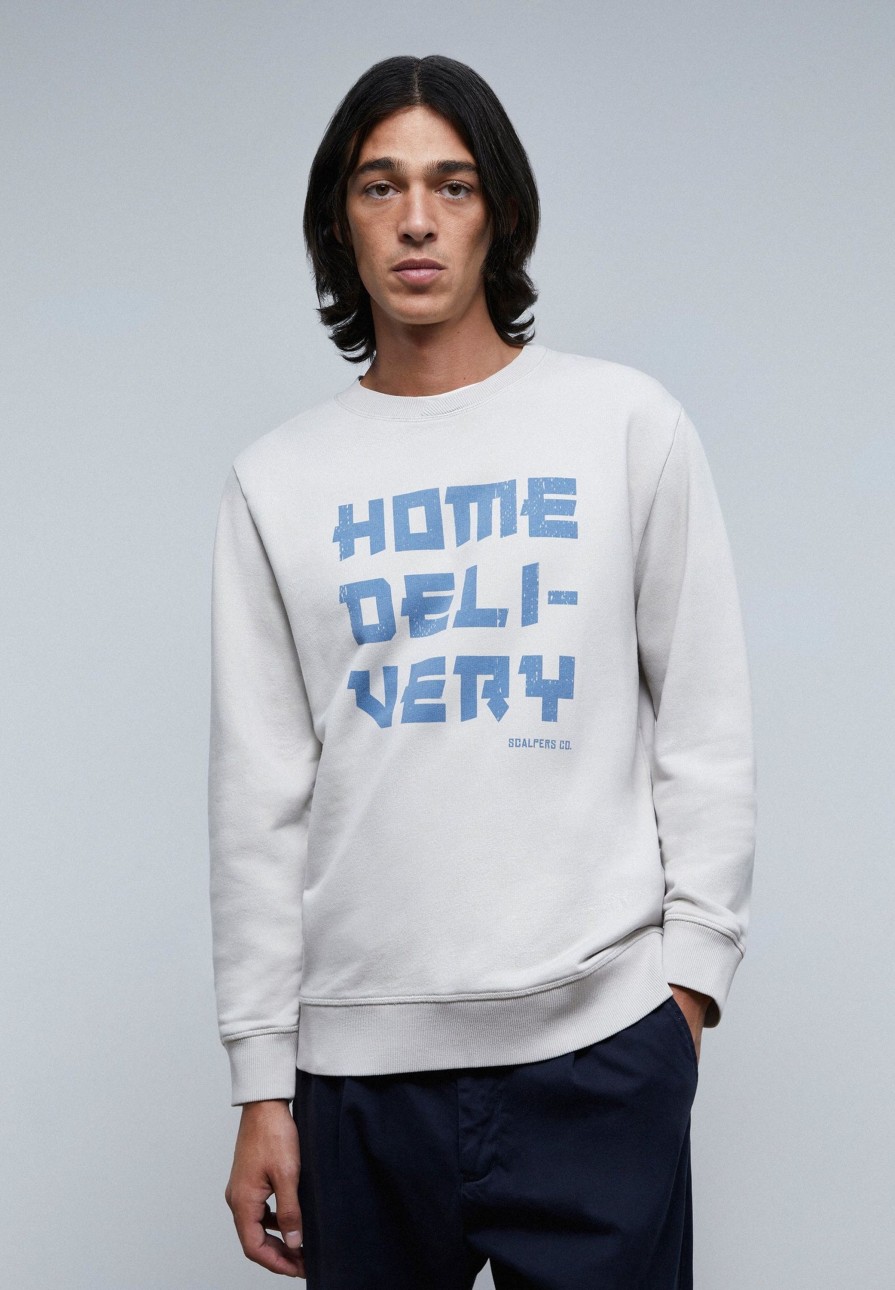 Online scalperscompany Sweatshirt With Neckline Detail