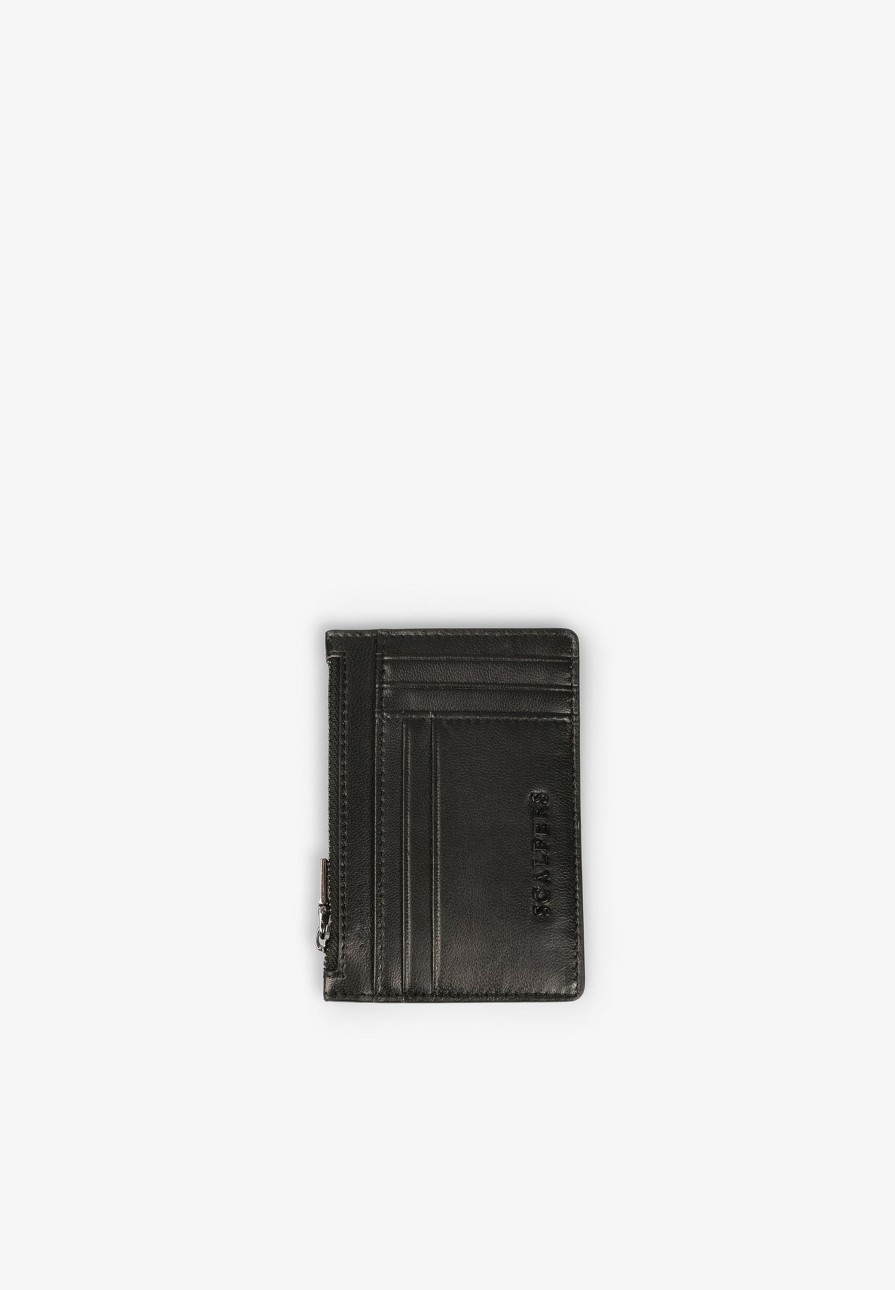 Hot scalperscompany Zipped Leather Card Holder