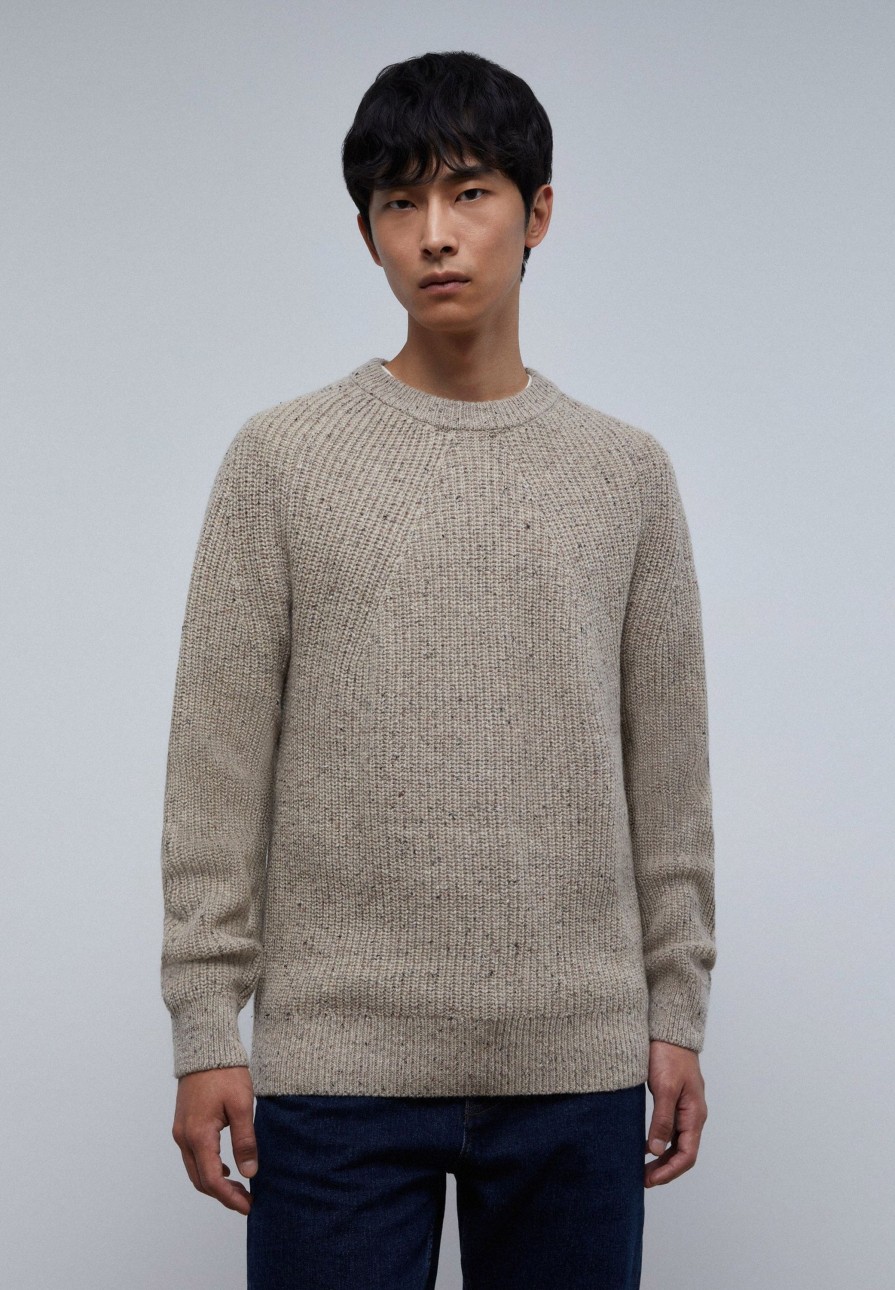 Wholesale scalperscompany Premium Ribbed Speckled Sweater